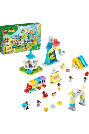 منتزه تفريح مدينة MNZ-® Duplo® 10956 - مجموعة مبنى لعبة إبداعية للأطفال (95 قطعة) RS-L-10956 - LEGO