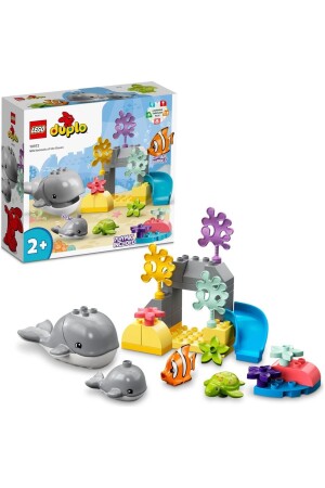 MNZ-® DUPLO® حيوانات المحيطات البرية 10972 - مجموعة بناء للأطفال من سن 2 فصاعداً (32 قطعة) - LEGO