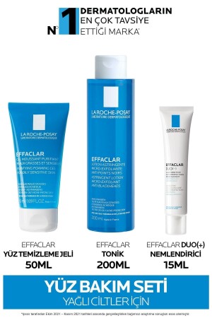 مجموعة مراقبة الوجه من مكافحة الحمى من MNZ- Effaclar لجلد زيت ومهرض للحمل - La Roche Posay