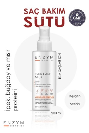 حليب رعاية الشعر من MNZ- enzyme 200ml - Enzym Cosmetics
