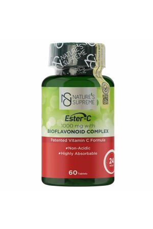 MNZ- ester- c 1000 Mg فيتامين سي 60 حبوب - Natures Supreme