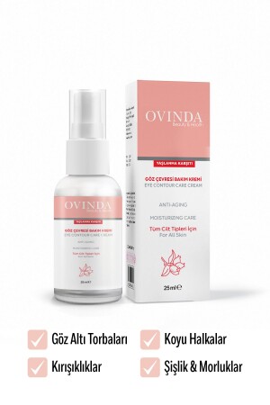 كريم رعاية العين من خلال MNZ- Eye Contour 25 ml - Ovinda