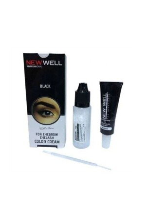MNZ- eyebrow eyelash dye black 15 ml 8680097218360 - New Well