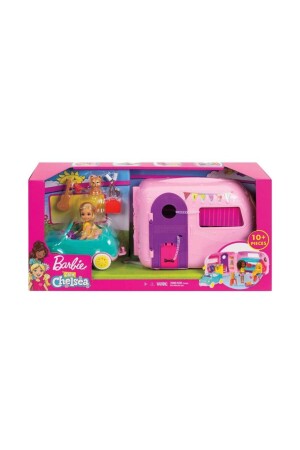 نادي MNZ تشيلسي كارافان لعب - كلب تشيلسي وملحقات Fxg90 - Barbie