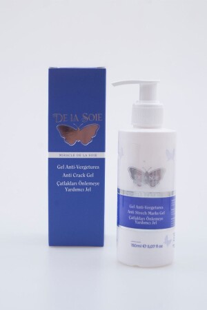علامات التمدد من MNZ - تساعد على منع السيلوليت - إصلاح الجلد - سلطة البروتين الحرير Gel الجسم 150 مل - De La Soie