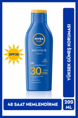 MNZ- الحماية من الشمس والرطوبة مرطبة لون الشمس Gkf 30 200 مل 4005900253217 - NIVEA