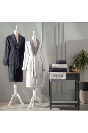 مجموعة من القطن من عائلة MNZ (Grey Perry) (Grey Perry) (Grey) (Anthracite) 000000001500214470 - Taç