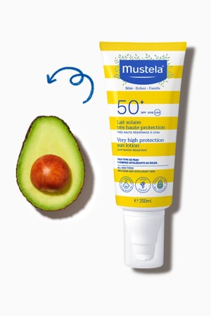 MNZ- High Protection Sun Lotion Spf 50 200ml إغلاظ جديد mstla200 - Mustela
