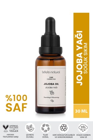 زيت MNZ- Jojoba مطبخ بارد 100% نقي 30 ml - Bade Natural