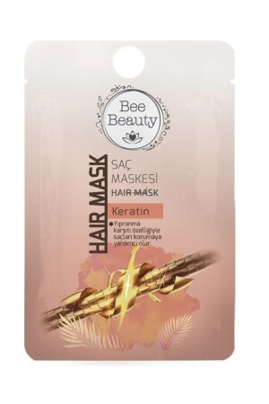 قناع الشعر MNZ- Keratin 25 مل - Bee Beauty