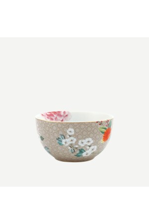 طيور من طراز MNZ - طيور من طراز Khaki Porcelain Bowl 12 سم 51003123 - Pip Studio