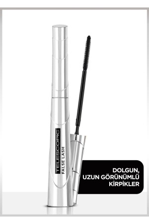 MNZ-باريس كاذبة ليش تلسكوبية الألياف ماسكارا - L'oreal Paris
