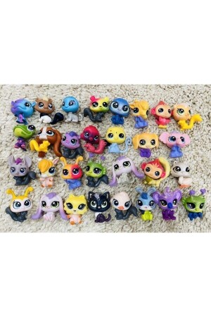 MNZ- أصغر متجر الحيوانات الأليفة Lps Minişler 4 قطع من العديد من الألعاب Miniş الأصلية Lps - Minişler Pet Shop