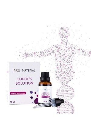 مادة خام MNZ- Lugol محلول اليود 2% قطرة 30 مل - FW Nutrition