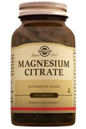 MNZ- Magnesium Citrate 200 Mg 60 حبوب منع الحمل - Solgar