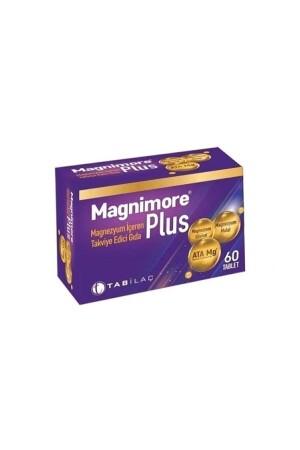 MNZ- Magnimore Plus 60 مكمل غذائي يحتوي على المغنيسيوم - Tab