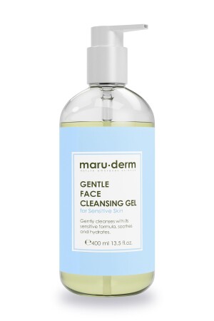جيل تنظيف الوجه من MNZ- Maruderm للجلد الحساس والمتخلل 400 مل - Maru.Derm