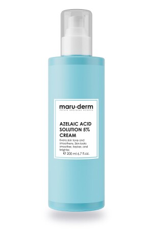 MNZ- Maruderm حمض أزيليك 5% كريم رعاية الجلد 200 مل 8682397030802 - Maru.Derm