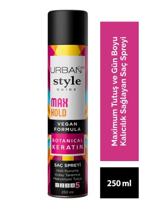 دليل من طراز MNZ - Max Hold Stabilizer أقصى عدد من الاحتفاظ بالشعر - سبري- ويكان 250 مل - Urban Care