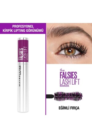 ماسكارا أسود MNZ مع مقلبات الملفات ليش ريف ريف - Maybelline New York