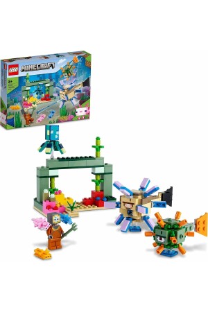MNZ-® Minecraft® Guardian Battle 21180 مجموعة بناء (255 قطعة) RS-L-21180 - LEGO