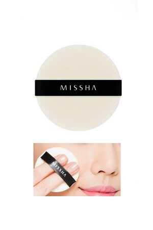 أسفنجة مكياج MNZ لتطبيق مسحوق (دورة) ضغط غطاء التدفق (دورة) - Missha
