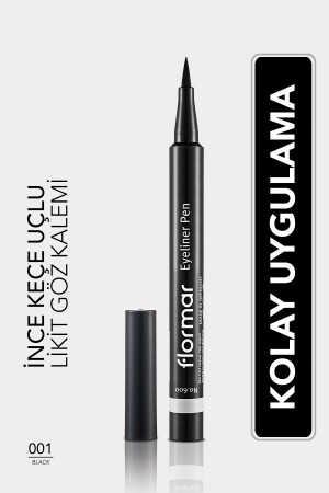 مادة (MNZ) شبه المقطوعة (MNZ) - قلم (Eyeliner) - 001 Black - 8690604109609 - Flormar