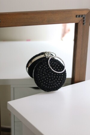 حقيبة مساء من سلسلة حجر أسود للنساء MNZ - Moom Bag