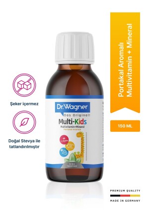 MNZ- Multi- Kids - الفيتامينات المتعددة + المياه المعدنية للمرضى 150 مل - Dr Wagner