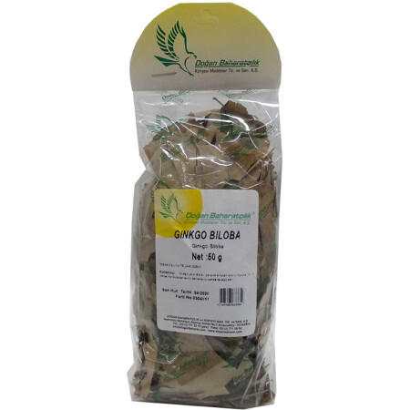 MNZ- Natural Ginkgo Biloba Leaf 50 جرام حزمة - Doğan