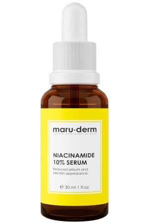 MNZ- niacinamide 10% + حمض هيلورونيك + بانثينول سيروم رعاية الجلد 30 Ml 8682397030772 - Maru.Derm
