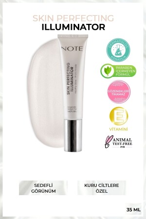 MNZ-جلد إكمال المصباح إضاءة قاعدة الماكياج - Note Cosmetics