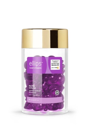 MNZ- Nutri لون لون الشعر فيتامين 50 كبسولات - Ellips