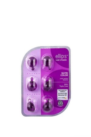 MNZ- Nutri لون شعر ملون فيتامين 6 كبسولات - Ellips