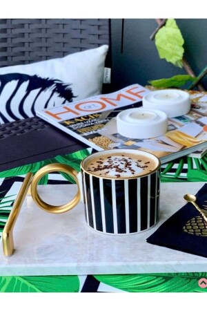 MNZ-مواحدة فاخرة البيانو أسود كأس - Onedekor
