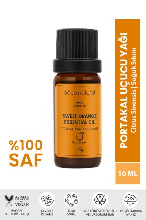 زيت ضروري من MNZ- Orange 100% نقي 10 مل - Bade Natural