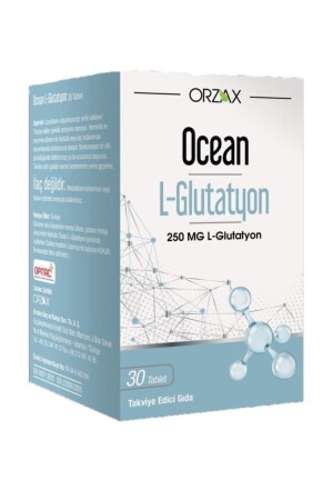 MNZ- Orzax L- glutathione 250 Mg 30 حبوب منع الحمل المكمل الغذائي - Ocean