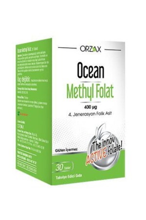 MNZ- Orzax Methyl Folate 30 حبوب منع الحمل - Ocean