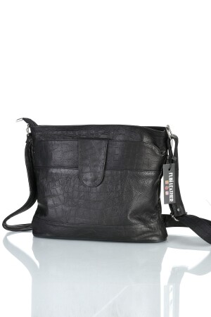 حقيبة الرسائل من الجسم المتقاطع من الجلد من الجلد الأصلي من نوع MNZ ÖZCMODEL - fubileather