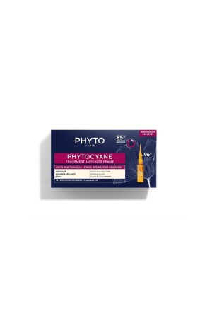 MNZ- Phytocyane العناية بالانقراض الشعر المضاد للفترات للمرأة 12 حمامب x 5 ml - Phyto