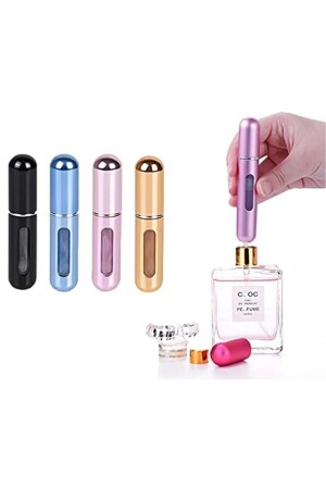 MNZ- Portable Mini Rechargeable Perfume Atomizer زجاجات العطر المملوءة زجاجات الرغبة الفارغة صغيرة - Chehra Design