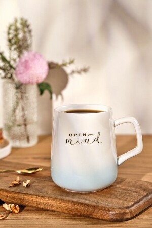 (MNZ- Positive Vibes Mug 370 Ml خضراء 600. 15. 01. 2626 - Emsan