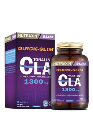 MNZ- Quick Slim Tonalin Cla 1300 Mg 60 غليظ - Nutraxin