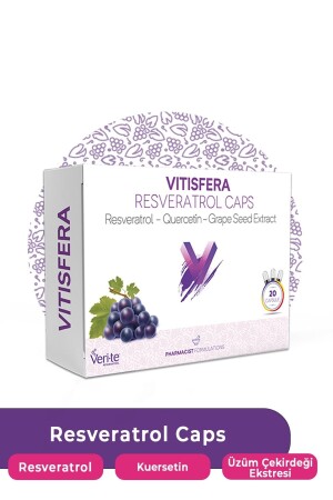 MNZ- Resveratrol Caps 20 كبسولات - Vitisfera