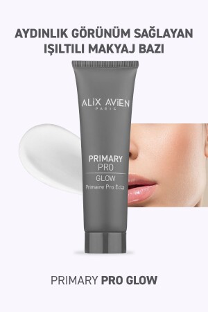 قاعدة مكياج MNZ- Revitalizing and Brightening Make-up Base - Pro Glow الأولية 30 مل - Alix Avien