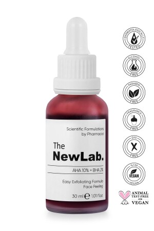 MNZ- Revitalizing & Evening Skin Tone Serum 30 ml (AHA 10% BHA 2%) NL01 - The NewLab
