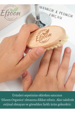 MNZ-مكنسة رعاية اليد والأظافر منكرة ومكنسة فستانية منكرة - Efsoon Organics