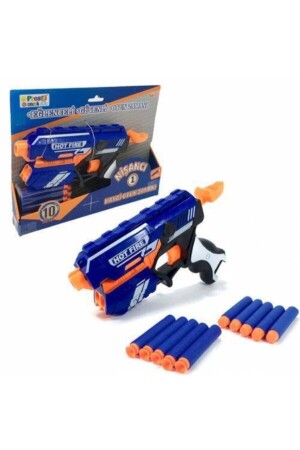بندقية (MNZ) - مطلق النار (Shooter Nerf Gun) مع مداه 20 متر (Spanch Bullets) بندقية (Toy Gun) بندقية (Nerf - Lazimbana