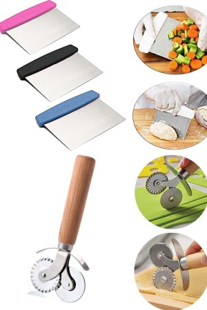 آلة قطع الجرعة MNZ Spatula + خُبز الخشبية والبيتزا - Trouvaille