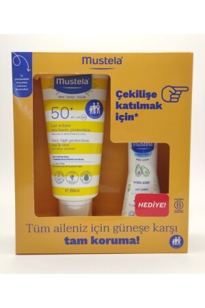 MNZ- Spf50+ لوشن الشمس 200 مل 100 مل Hydra Bebe farmavantaj0517 - Mustela
